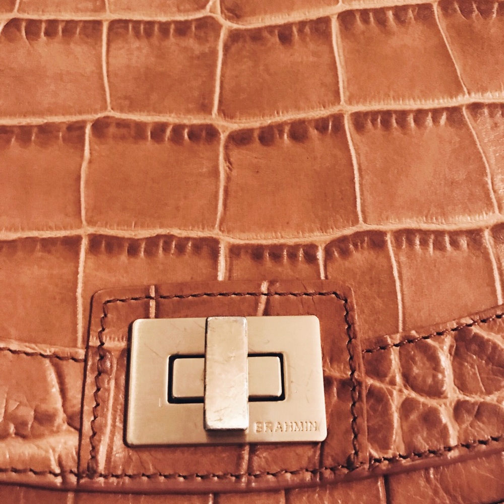 Brahmin Melbourne collection cross body saddle bag - Picture 6 of 8